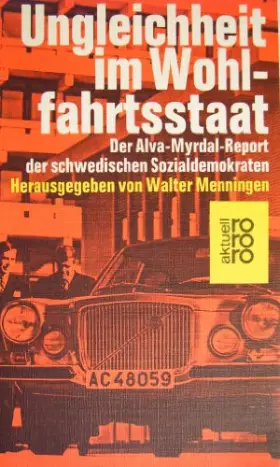 Couverture du produit · Ungleichheit im Wohlfahrtsstaat