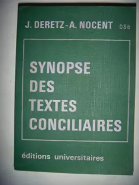 Couverture du produit · Synopse des textes conciliaires