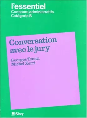 Couverture du produit · CONVERSATION AVEC LE JURY. Concours administratifs, catégorie B