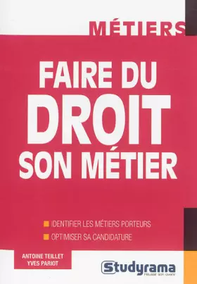 Couverture du produit · Faire du droit son métier
