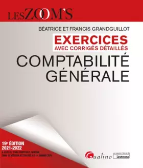 Couverture du produit · Exercices avec corrigés détaillés - Comptabilité générale: 85 exercices de comptabilité générale avec des corrigés détaillés