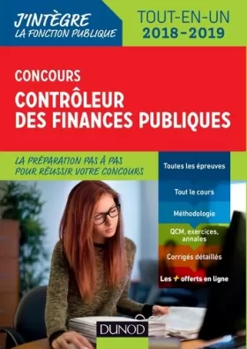 Couverture du produit · Concours Contrôleur des finances publiques - Tout-en-un - 2018-2019: Tout-en-un - 2018-2019 (2018-2019)