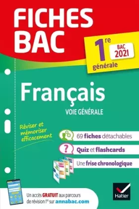 Couverture du produit · Fiches bac Français 1re générale Bac 2021: nouveau programme de Première (2020-2021)
