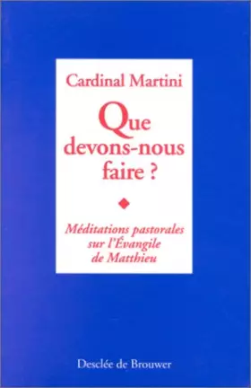 Couverture du produit · Que devons-nous faire ?