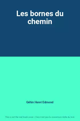 Couverture du produit · Les bornes du chemin