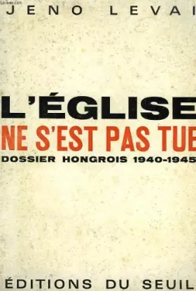 Couverture du produit · L'Eglise ne s'est pas tue