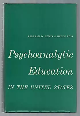 Couverture du produit · Psychoanalytic Education in the United States