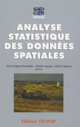 Couverture du produit · Analyse statistique des données spatiales