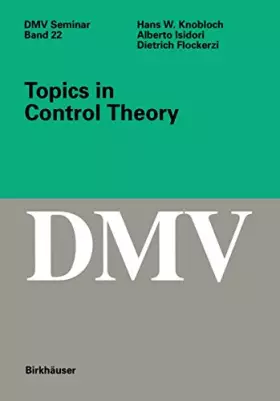 Couverture du produit · Topics in Control Theory