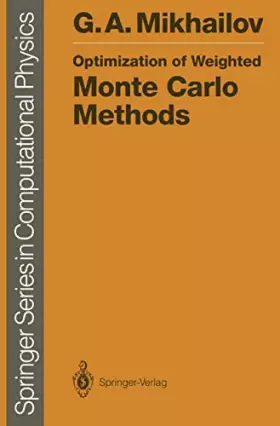 Couverture du produit · Optimization of Weighted Monte Carlo Methods