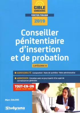 Couverture du produit · Conseiller pénitentiaire d'insertion et de probation 2019