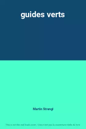 Couverture du produit · guides verts