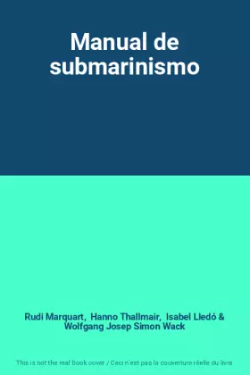 Couverture du produit · Manual de submarinismo