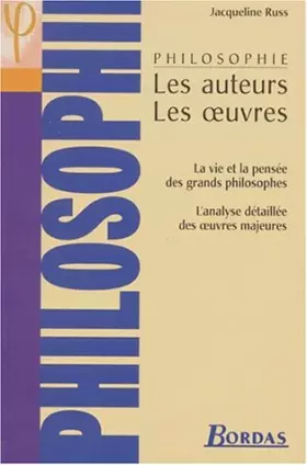 Couverture du produit · PHILOSOPHIE AUTEURS OEUVRES NP (Ancienne Edition)