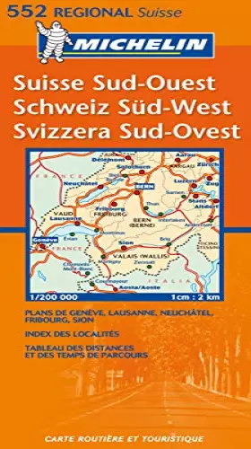 Couverture du produit · Carte RGIONAL Suisse Sud-Ouest