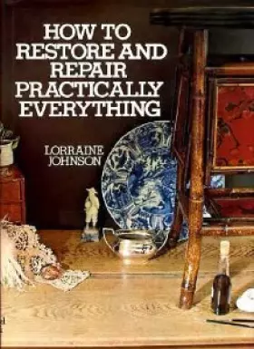 Couverture du produit · How to Restore and Repair Practically Everything