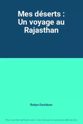 Couverture du produit · Mes déserts : Un voyage au Rajasthan