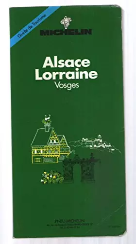 Couverture du produit · Michelin Green Guide: Alsace et Lorraine