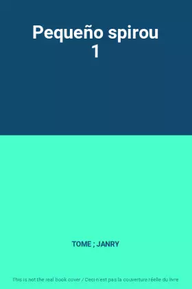 Couverture du produit · Pequeño spirou 1