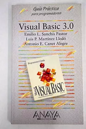 Couverture du produit · Visual basic 3.0