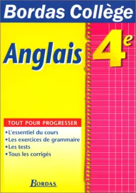Couverture du produit · B.COLL. ANGLAIS 4E    (Ancienne Edition)