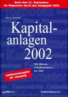 Couverture du produit · Kapitalanlagen 2002