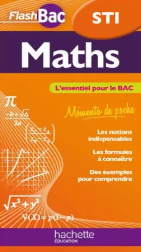 Couverture du produit · Maths STI