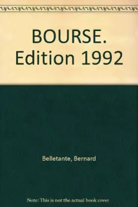 Couverture du produit · BOURSE. Edition 1992