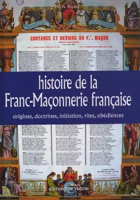 Couverture du produit · Histoire de la franc-maçonnerie française