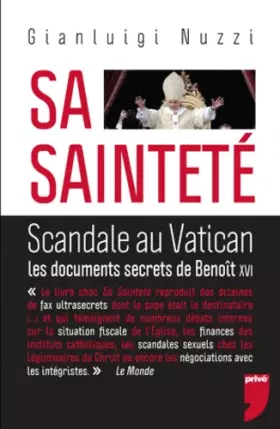 Couverture du produit · Sa Sainteté : Scandale au Vatican