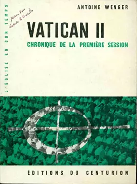 Couverture du produit · VATICAN II  CHRONIQUE DE LA DEUXIEME SESSION