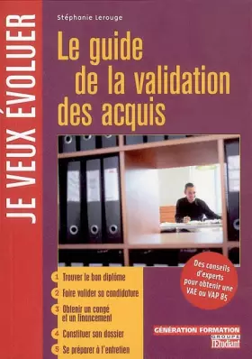 Couverture du produit · Le guide de la validation des acquis