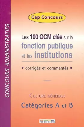 Couverture du produit · QCM fonction publique