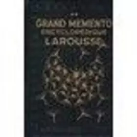 Couverture du produit · Grand memento encyclopédique Larousse