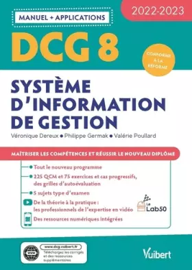 Couverture du produit · DCG 8 - Systèmes d'information de gestion : Manuel et Applications: Maîtriser les compétences et réussir le nouveau diplôme