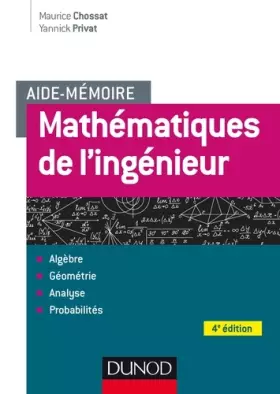 Couverture du produit · Aide-mémoire - Mathématiques de l'ingénieur - 4e éd.