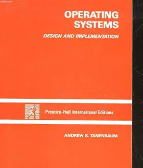 Couverture du produit · Operating Systems: Design and Implementations