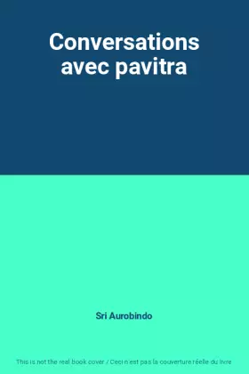 Couverture du produit · Conversations avec pavitra