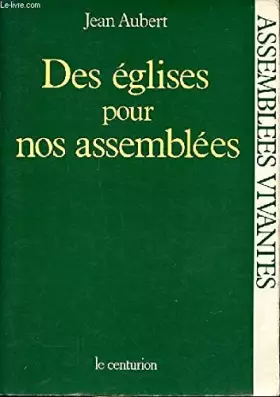 Couverture du produit · Des Églises pour nos assemblées