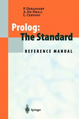 Couverture du produit · PROLOG . : THE STANDART - REFERENCE MANUAL