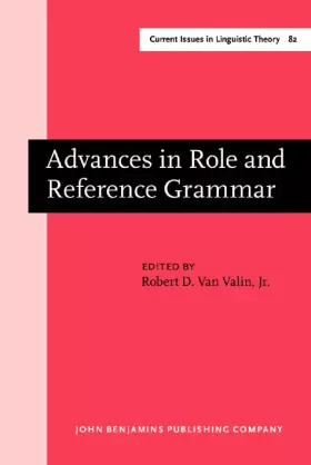 Couverture du produit · Advances in Role and Reference Grammar