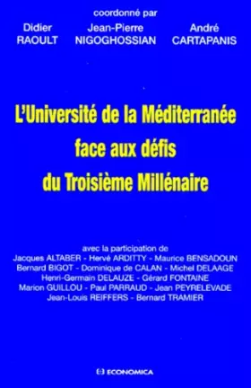 Couverture du produit · L'Université de la Méditerranée face aux défis du troisième millénaire