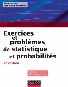 Couverture du produit · Exercices et problèmes de Statistique et probabilités - 2e éd