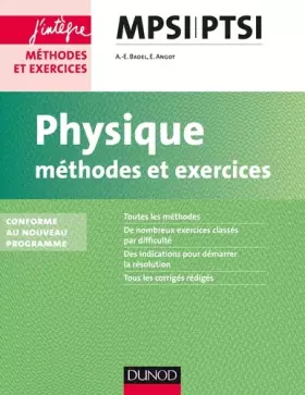 Couverture du produit · Physique Méthodes et Exercices MPSI-PTSI - 2e éd. - conforme au nouveau programme: conforme au nouveau programme