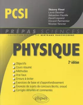 Couverture du produit · Physique PCSI - 2ème édition