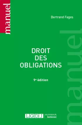 Couverture du produit · Droit des obligations (2019)