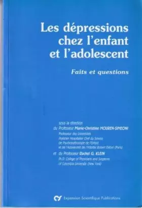 Couverture du produit · Les depressions chez l'enfant et l'adolescent