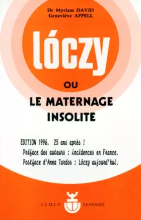Couverture du produit · Loczy ou le maternage Insolite