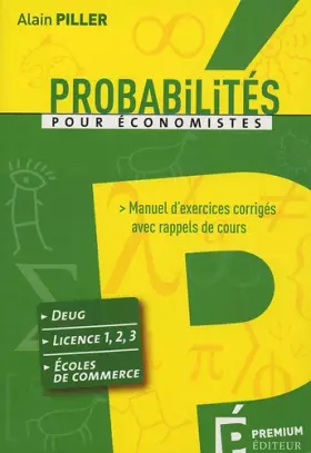 Couverture du produit · Probabilités: Pour économistes