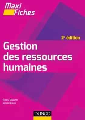 Couverture du produit · Maxi Fiches de Gestion des ressources humaines - 2e édition